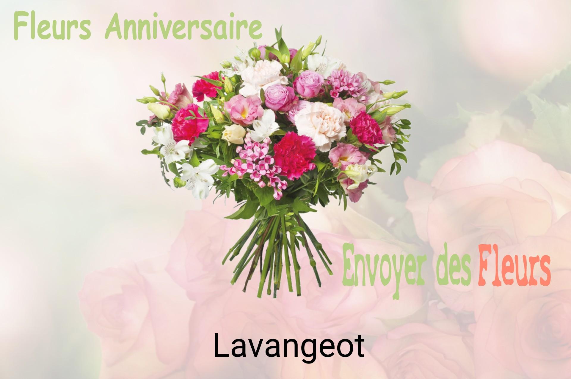 Bouquet de fleurs d’anniversaire livré à Lavangeot