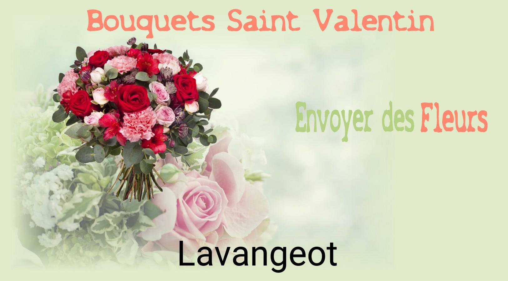 Roses de Saint-Valentin livrées à Lavangeot